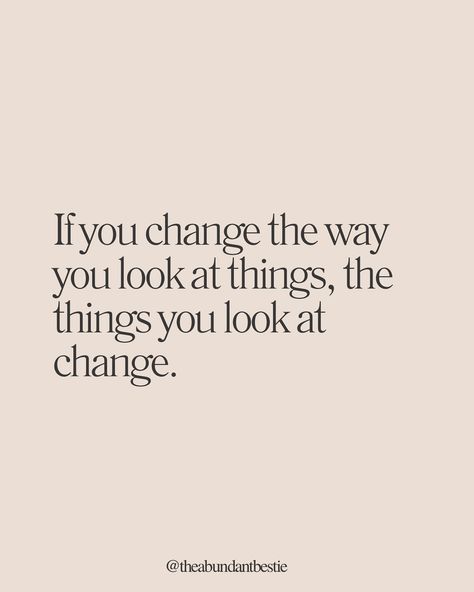 In order to manifest you have to change the way you look at things. 😍 The Law of Attraction states that positive or negative thoughts bring positive or negative experiences into a person’s life. Like attracts like, and by focusing on positive thoughts you will attract more positive experiences. 🥳 So when something negative happens instead of dwelling and going into a negative hole try switch your mindset and find something positive about the situation. Make it up! Got fired? Ok that must me... Quotes For Negative Thoughts, How To Have Positive Thoughts, Quotes About Negative Thoughts, When You Change The Way You Look, Being Positive In A Negative Situation, Change Your Mindset Change Your Life, Negative Mindset Quotes, Negative Thoughts Quotes, 2025 Motivation