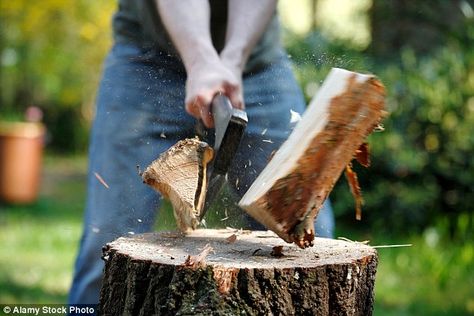 Why there's nothing sexier than chopping wood (honest!) | Daily ... Climbing Technique, Chris Ryan, Wood Chop, Chopping Wood, Bbq Wood, Modern Homesteading, Wood Chopping, Oyster Card, Welding Gloves