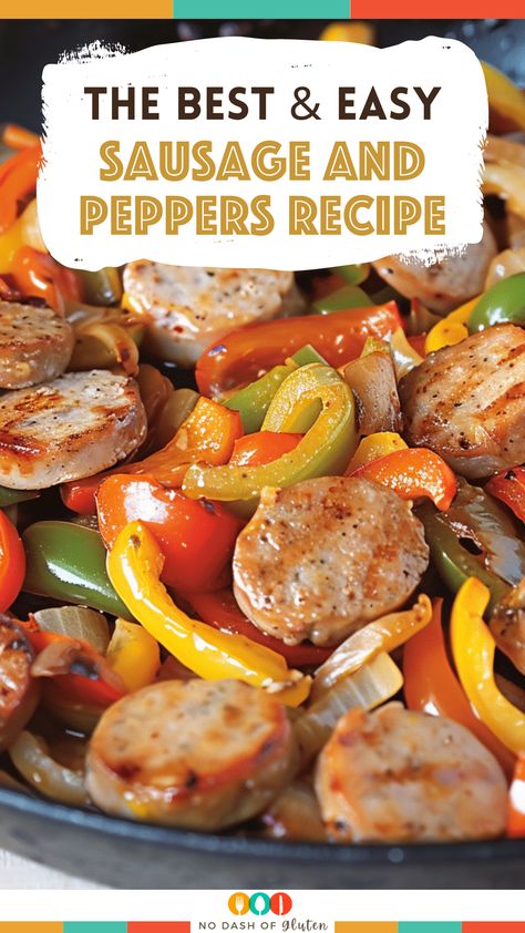 Chicken Sausage With Peppers And Onions, Sausage And Peppers Low Carb, Potato Sausage Peppers And Onions, How To Make Sausage And Peppers, Authentic Italian Sausage And Peppers, Sweet Sausage And Peppers, Sausage Peppers And Onions Recipe, Italian Sausage Veggie Skillet, Sausage Onions And Peppers In Oven