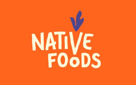 Brand New: New Logo and Identity for Native Foods by TOKY Healthy Branding Design, Farmers Market Branding, Vegan Graphic Design, Organic Farm Logo, Produce Logo, Vegetable Logo, Organic Illustration, Foods Logo, Farm Branding