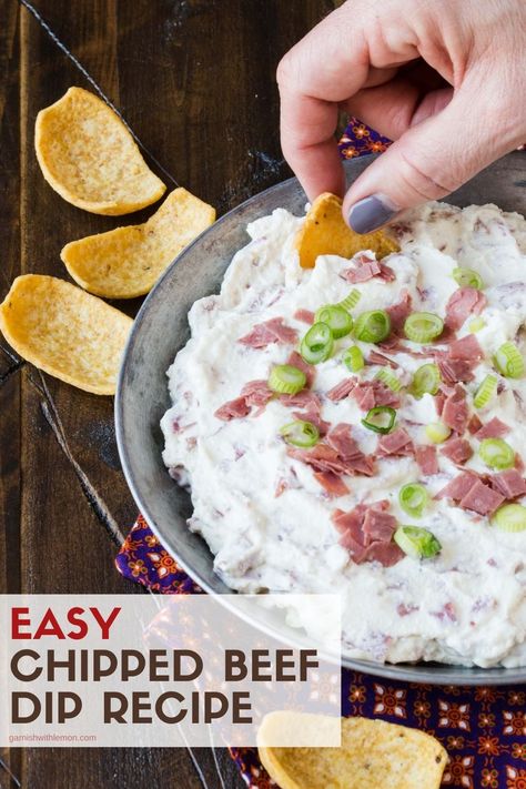 Beef Dip Recipe, Dried Beef Recipes, Chipped Beef Dip, Hot Beef, Creamed Chipped Beef, Cream Cheese Recipes Dip, Dip Recipes Appetizers, Beef Dip, Dried Beef