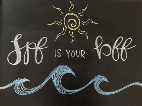 Chalkboard Sayings, Chalk Lettering, Chalkboard Art, Esthetician, Chalkboard Quotes, Chalkboard, Chalk, Quick Saves, Art