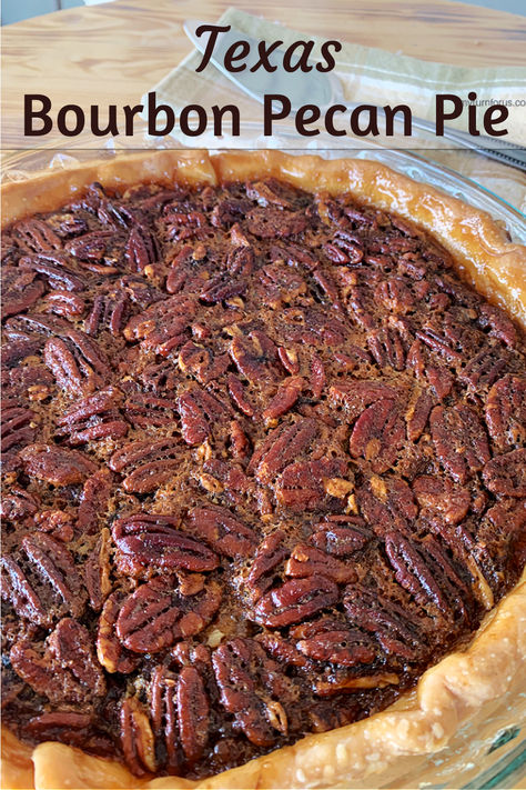 Make the best Texas Bourbon Pecan Pie. Use only good Bourbon for cooking in this pecan pie filling recipe for the absolute best favor. #TexasBourbonPecanPie #BourbonForCooking #TexasPecanPie #BourbonPecanPie #HolidayPies #PecanPieFillingRecipe #myturnforus Gourmet Pecan Pie, Bourbon Walnut Pie Recipe, Lady Bird Johnson Pecan Pie, Pecan Pie Made With Crown Royal, Kentucky Bourbon Pecan Pie Recipe, Bourbon Peacon Pie, Southern Living Bourbon Pecan Pie, Texas Buttermilk Pecan Pie, Bourbon Pecan Bars Recipe