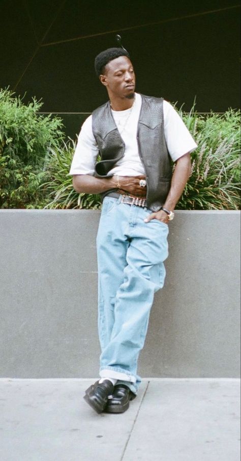 90s Black Men Fashion, 90s Black Men, 90s Fashion Men, Black Men Street Fashion, Men Street Fashion, Street Style Outfits Men, Men Stylish Dress, Street Fashion Men Streetwear, Guys Clothing Styles