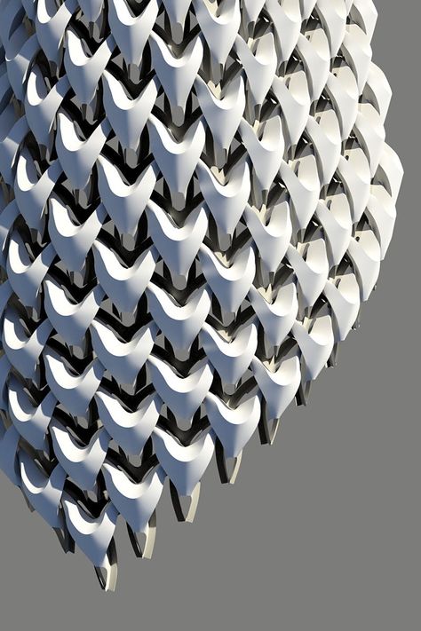 Facade System, Icon Magazine, Parametric Architecture, Generative Design, Digital Fabrication, Parametric Design, Material Textures, 3d Pattern, 3d Texture