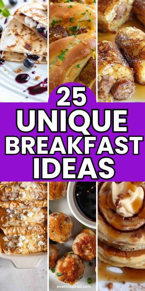 Check out these delicious and quick and easy best unique breakfast ideas and recipes for your family to enjoy! Unique Breakfast Ideas Simple, Different Breakfast Ideas, Brinner Ideas, Fancy Breakfast Ideas, Breakfast Street Food, Unique Breakfast Ideas, Unique Breakfast, Pumpkin French Toast Casserole, Champagne Breakfast