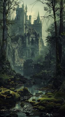 Dark Fantasy Wallpapers Fantasy Asthetics Photos, Dark Fantasy Artwork Wallpaper Hd, Fantasy Aesthetic Landscape, Dark Fantasy Environment Concept Art, Fantasy Aesthetic Pictures, Dark Fantasy Architecture, Nature Fantasy Aesthetic, Dark Fantasy World Aesthetic, Medieval Art Wallpaper