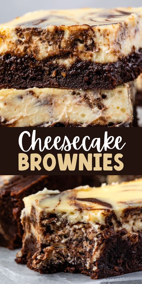 Cheesecake Brownies From Scratch - Crazy for Crust Topped Brownies, Brownies Cheesecake, Cheesecake Swirl Brownies, Cheesecake Brownies Recipe, Cheese Brownies, Cheesecake Brownie, Brownies Recipe Homemade, Cream Cheese Brownies, Brownie Cheesecake