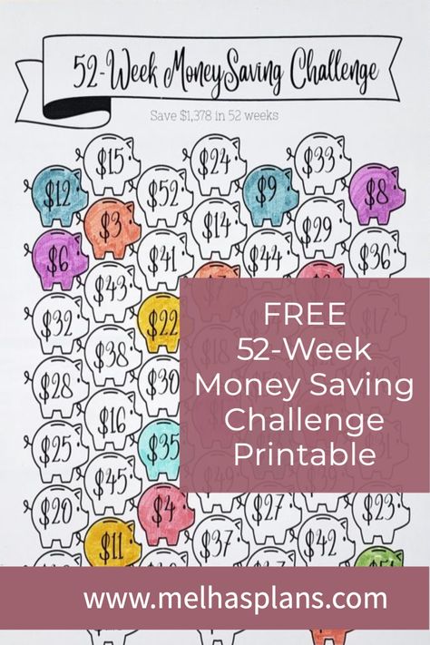 Printable 52 Week Money Saving Challenge Charts, Saving Planner Printables, 2024 Money Challenge, 52 Week Savings Challenge Free Printable, Money Saving Chart Printables, Money Saving Printables Free, Saving Challenges Free Printables, 52 Envelope Savings Challenge, Fun Money Challenges