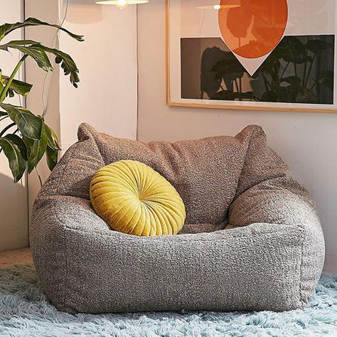 Couch Alternatives, Cheap Couch, Chill Room, Comfy Seating, Bean Bag Sofa, Casa Vintage, Cozy Chair, Bag Chair, Comfy Chairs