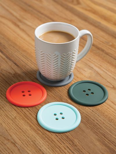 Diy Air Dry Clay, Silicone Coasters, Cute Coasters, Air Dry Clay Projects, Clay Diy Projects, Clay Crafts Air Dry, Tanah Liat, Cute As A Button, Pottery Crafts