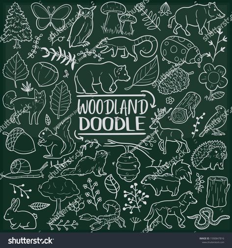 Woodland Animals Chalkboard Doodle Icons. Sketch Hand Made Design Vector Art. #Ad , #affiliate, #Doodle#Icons#Chalkboard#Woodland Doodle Name, Chalkboard Doodles, Doodle Icons, Chalkboard Drawings, Doodle Icon, Woodland Fairy, Chalk Markers, Quote Backgrounds, Cute Mouse