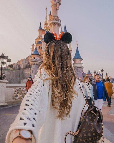 Mouse Ears, Disneyland, Castle, Paris, Disney, Hair