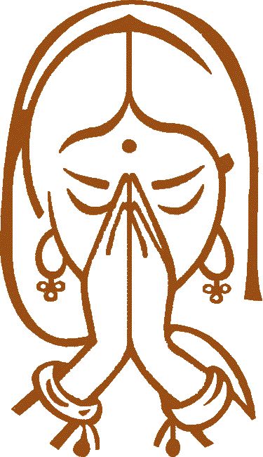 @Elise Corbally-Hammond is it just me or is this on the Mother India menus? Namaste Symbol, Namaste Hands, Yoga Kunst, Image Zen, Namaste Art, Wedding Symbols, Arte Yoga, Dream Symbols, Yoga Art