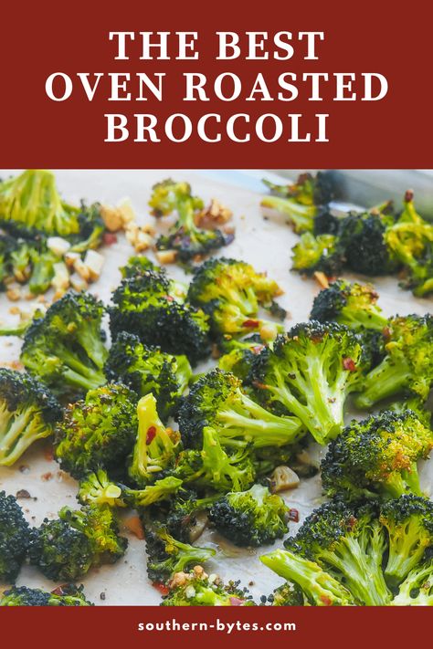 Oven Roasted Broccoli with Garlic and Olive Oil is a fresh, quick, and flavorful way to add vegetables to your weeknight dinners. This broccoli is bright, crunchy, and packed with flavor. Cooking Fresh Broccoli, Oven Roasted Broccoli, Broccoli With Garlic, Garlic Smashed Potatoes, Paleo Vegetables, Garlic Roasted Broccoli, Garlic Broccoli, Garlic And Olive Oil, Gumbo Recipe