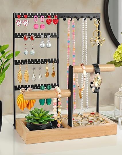 Pvc Pipe Bracelet Holder, Hook Earring Holder, Preppy Jewelry Holders, Jewellery Organizer, Jewellery Stand, Jewelry Organizer Stand, Bracelet Holder, Bracelet Storage, Bracelet Organizer