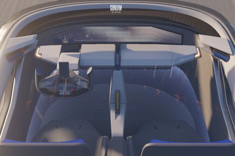 Futuristic car interior concept makes you feel like you’re driving a giant robot - Yanko Design Cyberpunk Car Interior, Futuristic Car Interior, Spaceship Interior Cockpit, Car Interior Concept, Concept Car Interior Design, Futuristic Cars Interior, Concept Car Interior, Japanese Joinery, Spaceship Interior