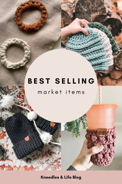 Selling Knitted Items, Useful Crocheted Items, Hot Crochet Items To Sell, Best Selling Knitted Items, Knit Items To Sell Craft Fairs, What Crochet Items Sell Best, Crochet Projects To Sell At Markets, Best Sellers At Craft Fairs, Best Crochet Items For Craft Fairs