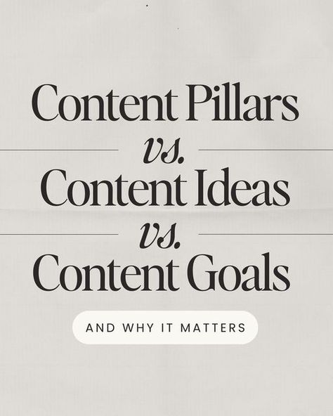 kate handling on Instagram: "DOES IT EVEN MATTER?  Comment SOCIAL and I’ll send you a link to sign up for my free workshop: Sustainable Social Strategy!  Content Pillars is kind of a buzz word right now and honestly being using in not the right way all the time.   Let’s talk about content pillars and how they are very different from content types.  This is a big confusion in the content creation world.  Knowing the difference between the two and assigning a goal to your content will greatly benefit you when connecting with your audience.  Using content pillars the wrong way (I’ve seen in done many times) will actually hold you back from growing on social media.  Scroll through this post to learn more about content pillars and get some great examples to hopefully help drive the point home! Social Media Copywriting, Educational Content, Social Media Management Content, Content Pillar Ideas, Content Pillars Ideas, Brand Pillars Examples, Pillars Of Content, Instagram Content Pillars, Content Ideas For Instagram