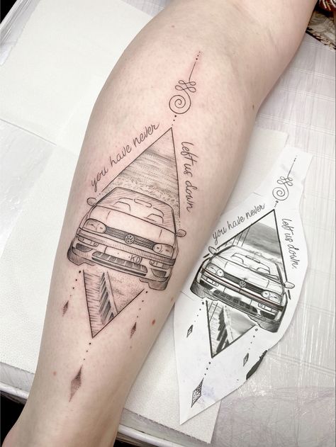 Mechanic Tattoos Women, Car Lover Tattoo Ideas, Tattoos For Car Lovers, Auto Tattoo Ideas, Car Inspired Tattoos, Car Related Tattoos For Men, Small Car Tattoos, Car Tattoos For Women, Car Enthusiast Tattoo