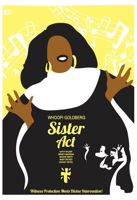 Sister Act Sister Act Poster, Musical Theatre Posters Vintage, Sister Act Movie, Sister Act Musical, Reverend Mother, Mary Wickes, Tv Posters, Poster Advertising, Poster Inspiration