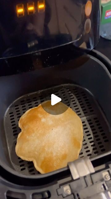 Aysha Khan on Instagram: "Inspired by @nehadeepakshah , i tried this air puri hack and i it really worked. I thinks it is good for people wo wants to eat puris bt avoiding oily food.. obviously it won’t taste same as fried ones but it tasted good anyway. However, this hack is good for making 3-4 puris only as it is time consuming. Rest depends on your air fryer size. Instructions: Add a normal puri in boiling water for 2-3 mins until it floats Then soak it a little with cloth before putting it to air fryer Then air fry it on 190° for 4 mins Enjoy! #airfryerhacks #airfryer #purihack #foodiysh #recipes Air fryer puri hack, air fryer recipes" Puri In Air Fryer, Airfryer Recipes Indian, Airfryer Indian Recipes, Aysha Khan, Air Fryer Recipes Indian, Oily Food, Indian Breads, Recipes Air Fryer, Indian Bread