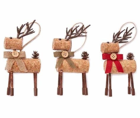 cork crafts I found a Cork Deer Ornaments, 3-Pack at Big Lots for less. Find more at cork crafts Wine Cork Crafts Christmas, Cork Crafts Christmas, Christmas Barn, Wine Cork Diy Crafts, Wine Cork Projects, Wine Cork Ornaments, Cork Crafts Diy, Wine Cork Diy, Wine Cork Art