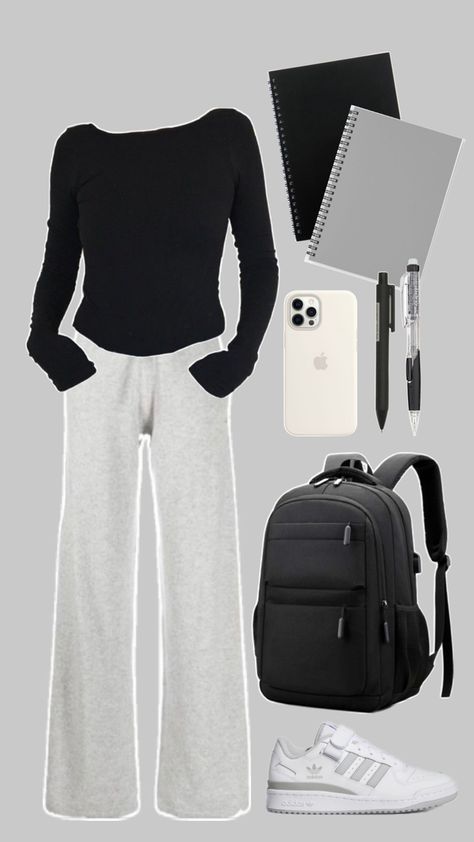 Lazy School Outfit, Lazy Girl Outfits, Fitness Wear Outfits, Clueless Outfits, Image Swag, Uni Outfits, Casual Preppy Outfits, Cute Lazy Outfits, Cute Lazy Day Outfits