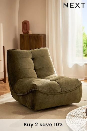 Accent Chairs | Arm & Lounge Chairs | Next UK Armchair For Bedroom, Green Accent Chair, Green Living Room, Comfy Accent Chairs, Snuggle Chairs, Green Armchair, Lounge Ideas, Bedrooms Decor, Cozy Chair