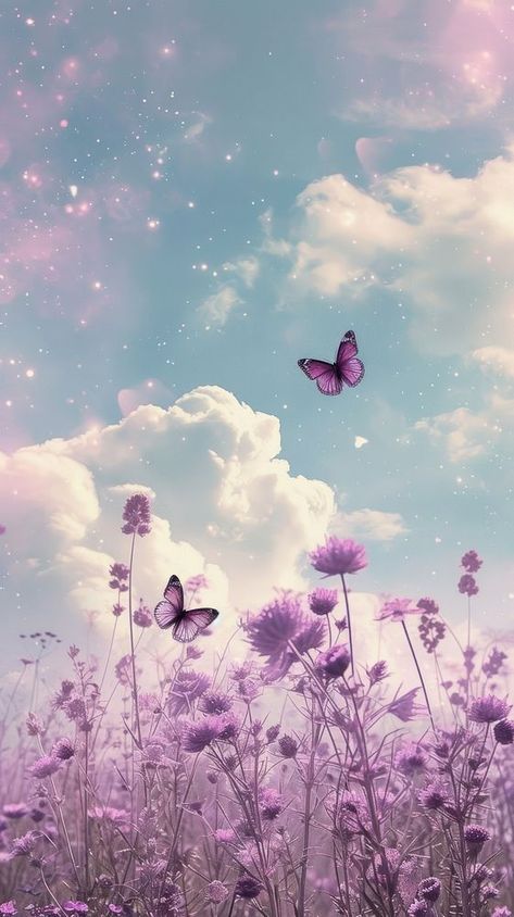 Cute Purple Butterfly Wallpaper, Purple Flowers And Butterflies Wallpaper, Cute Wallpapers Aesthetic Lavender, Purple Beautiful Wallpaper, Lavender Butterfly Aesthetic, Live Purple Wallpaper, Purple Pictures Aesthetic, Lavender Butterfly Wallpaper, Background Pictures Aesthetic