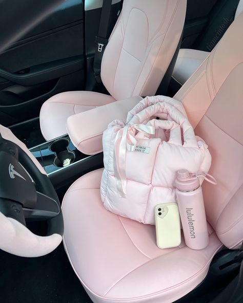 A Car, Tote Bag, Pink