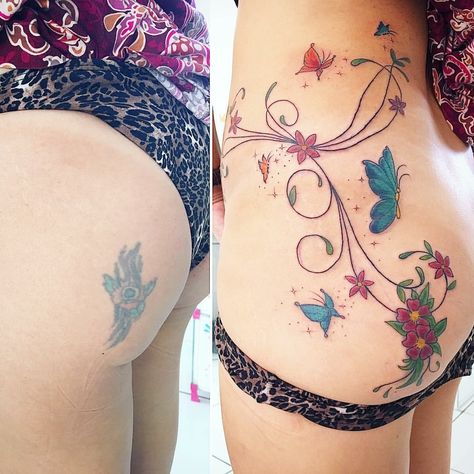 Hip Thigh Tattoos, Thigh Tattoos, Seoul Korea, Tattoo Photo, Thigh Tattoo, Dreamcatcher Tattoo, Adorable Animals, Tattoo Photos, Frogs