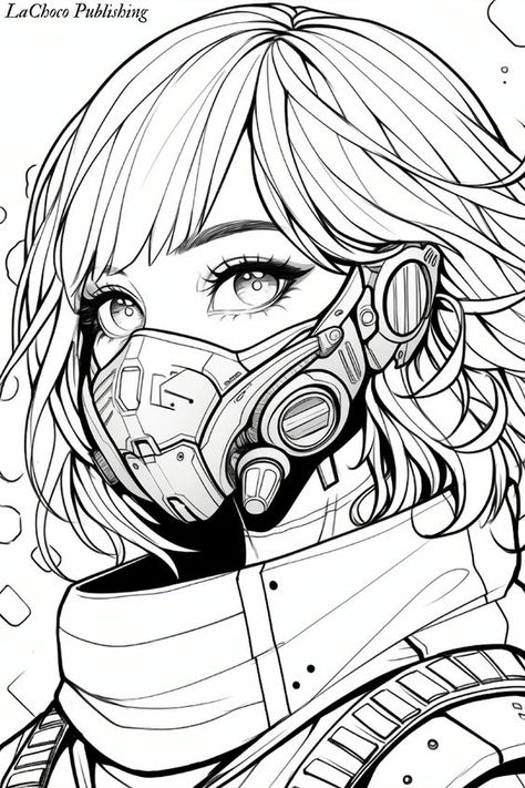 Anime: Cyberpunk People: Coloring Book for Adults- coloring page Coloring pages #coloringpages Coloring page #coloringpage Adult Coloring pages #adultcoloringpages Coloring pages adult #coloringpagesadult Coloring books #coloringbooks 6.8 Cyberpunk People, Color Practice, People Coloring Pages, Manga Coloring Book, Adults Coloring, Grayscale Image, Unicorn Coloring, Words Coloring Book, Grayscale Coloring Books