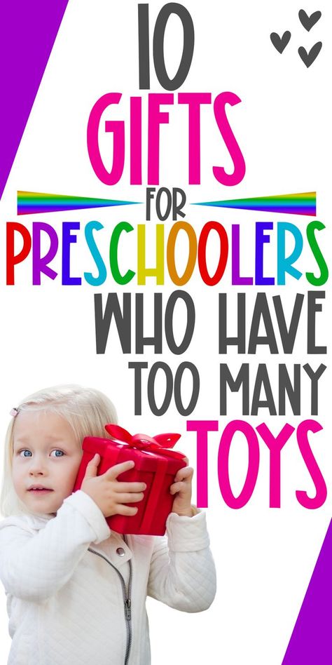 The Best Gifts for Preschoolers That AREN'T Toys Gifts For Four Year Old Boy, Learning Toys For Preschoolers, Prek Gifts For Kids, Best Toys For Preschoolers, Best Preschool Toys, Personalized Gifts For Toddlers, Homemade Toys For Preschoolers, Diy Gifts For Preschoolers, Toy Ideas For Toddlers