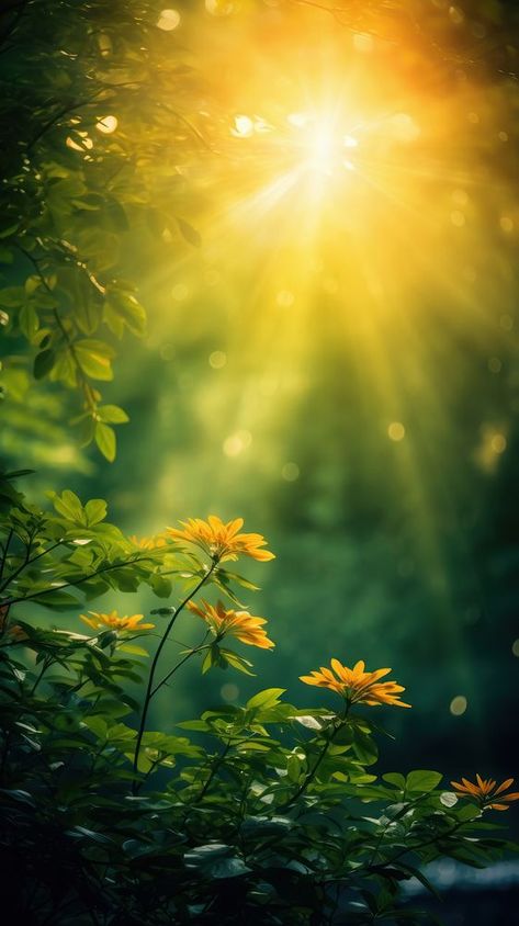 Sunlight outdoors nature flower | premium image by rawpixel.com / Ling Nature Forest Photography, Peaceful Pictures Nature, Sun Rays Photography, Nature Wallpapers For Phone, Sun Rise Wallpaper Iphone, Rising Sun Wallpaper Hd, Morning Images Photography, Sun Images Nature, Abstract Nature Photography