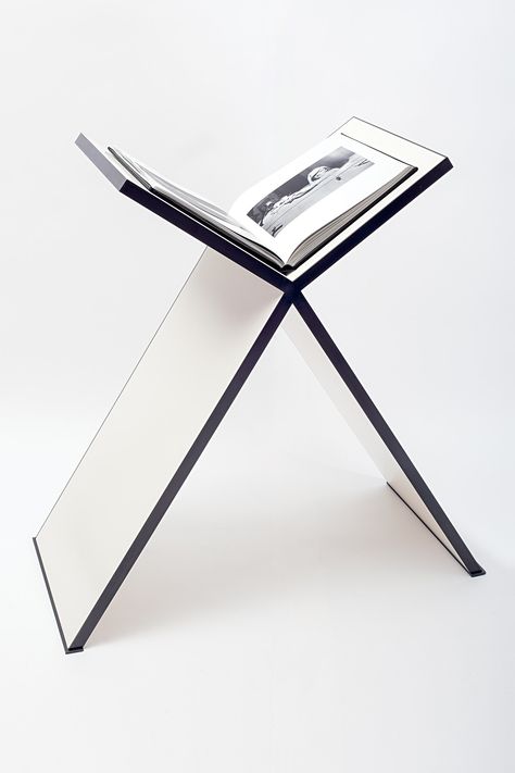 Assouline Makes the Perfect Book Stand | W Magazine Book Stand Design, Book Display Stand, Assouline Books, Book Holder Stand, Book Furniture, Magazine Stand, Flat Decor, Black Tie Party, Luxury Floor