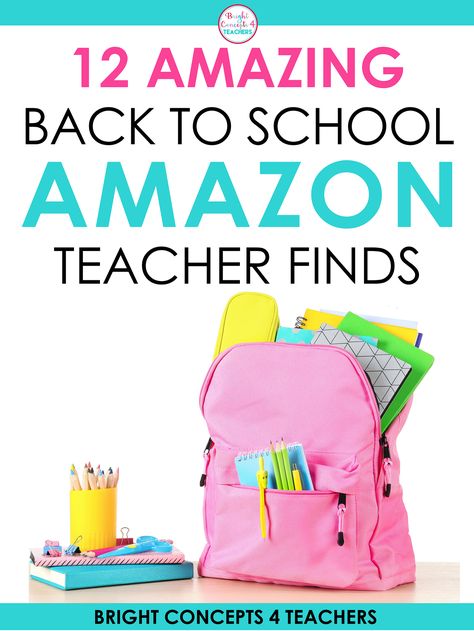 These Amazon classroom favorites are a must! From classroom organization, to time saving ideas and everything in between, these teaching tools are sure to be valuable items to have in your classroom this year! Teacher Back To School Checklist, Educational Back To School Pencil Case With Pen Holders, Portable Pencil Organizer For Back To School, First Day Of School Checklist Teacher, Back To School Amazon, Amazon Classroom, Best Teacher Planner Middle School, Perfect Classroom, Student Numbers