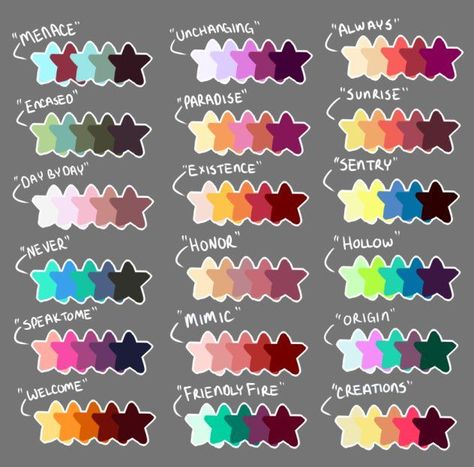 6 Color Combinations, Color Palette Collection, Ibispaint X Color Palette, Red Palette Colour Schemes, Disco Color Palette, Color Pallets Inspiration, Cool Color Schemes, Good Color Combos, Cute Color Palette