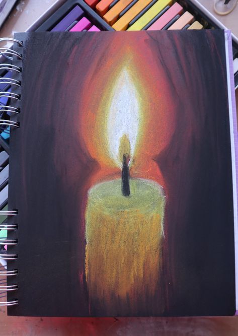 #pasteldrawing #pastels #easydrawing #candledrawing #candlepastel Cute Drawings Oil Pastel, Oil Pastel Art Candle, Things To Draw With Chalk Pastels, Soft Pastels Drawing Ideas, Oil Pastels Art Aesthetic, View Aesthetic Drawing, Things To Draw With Oil Pastels Easy, Chalk Pastels Art Ideas, Chalk Pastel Techniques