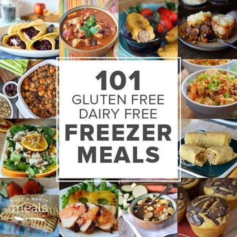 Dairy Free Freezer Meals, Gfdf Recipes, Gluten Free Freezer Meals, Freeze Meals, Df Recipes, Dairy Free Dinner, Lactose Free Diet, Freezer Meal Prep, Gluten Free Living