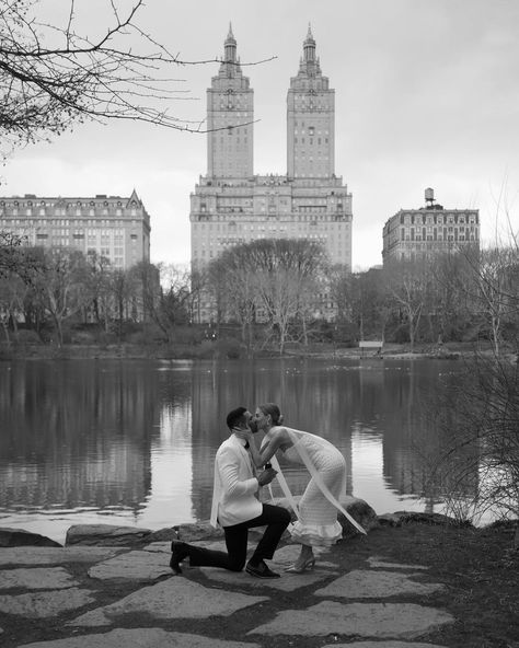 nyc engagement photoshoot • Instagram Nyc Wedding Photoshoot, New York City Proposal, Nyc Engagement Photoshoot, New York Proposal, City Proposal, Nyc Proposal, Central Park Engagement Photos, Proposal Day, Nyc Engagement Photos