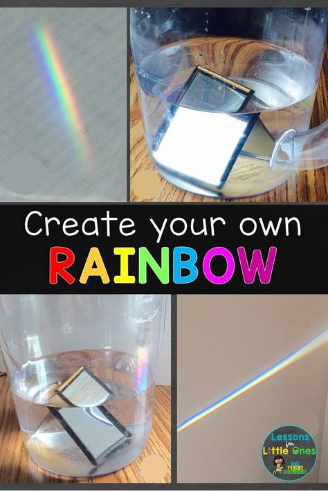 What Is A Rainbow, Preschool Prism Activities, Rainbow Eyfs Activities, Rainbows For Kindergarten, Rainbow Learning Activities, Weather Science Experiments For Kids, Preschool Rainbow, Activities For School Age, Rainbow Kindergarten