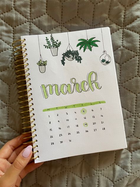 Bullet journal for march Bulett Journal Ideas March, March Title Page, March Bulletin Journal Ideas, Creative Calendar Ideas, Planers Ideas Diy, March Journal Ideas, March Bullet Journal Cover, Bathroom Restock, Bullet Journal Month Cover