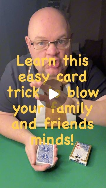 Jason Simons | Event Magician for your events! on Instagram: "Learn this very easy card trick that will blow your family and friends minds! #cardmagician #cardtrick #cardtricktutorial #tutorial #magictrick #magictricktutorial" Card Tricks Step By Step, Simple Card Tricks, Magic Tricks With Cards, Card Tricks For Kids, Easy Magic Card Tricks, Welsh Magic, Card Tricks For Beginners, Magic Tricks For Beginners, Street Magic Tricks