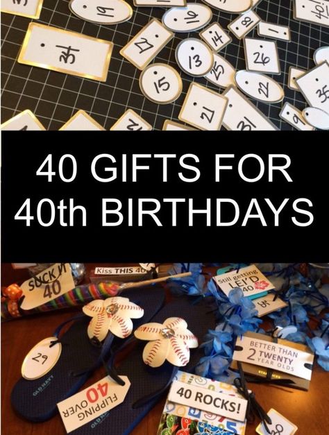 40 Birthday Ideas For Men Turning 40, 40th Bday Gifts Women Fun, 50 Things For 50th Birthday Gag Gifts, Fun Gifts For 40th Birthday, 40 Gift Ideas For 40th Birthday, 40th Husband Birthday Ideas, Funny 40th Birthday Gifts Hilarious, Birthday Gift Game Ideas, Lordy Lordy Look Whos 40 Decorations