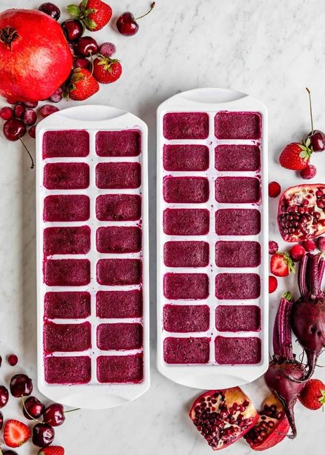 Smoothie Cubes, Antioxidant Foods, Smoothie Boosters, Antioxidant Smoothie, High Antioxidant Foods, Nutrient Dense Smoothie, Best Green Smoothie, Beet Smoothie, Easy Green Smoothie