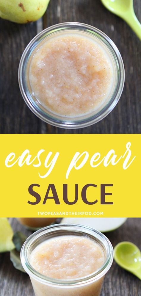 Pear Sauce Recipe, Pear Recipes Easy, Pear Sauce, Canned Pears, Pear Dessert, Pear Recipes, Smell Amazing, Garden Recipes, Homemade Sauce