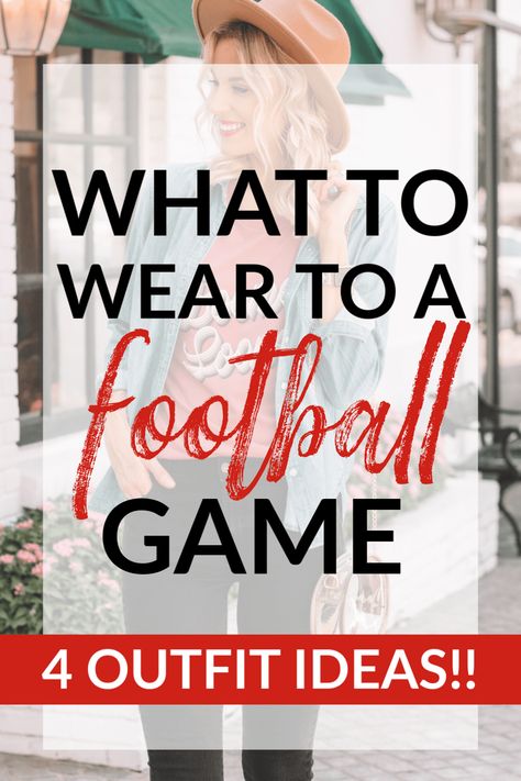 what to wear to a football game, how to dress for football, outfit ideas for football games #football #gameday #tailgate #footballfashion Boho Football Game Outfit, Cute Mom Game Day Outfits, Cute Outfits For Nfl Football Games, Outfit For Football Game Winter, What To Wear To Highschool Football Game, Neutral Game Day Outfit, Outfits For Nfl Football Games, What To Wear To A High School Football, Football Game Outfits For Moms