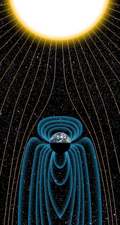 Magnetic Field Lines, Magnetic Field Art, Essays Examples, After Earth, Earth's Atmosphere, Earth's Magnetic Field, 심플한 그림, Space Facts, Shed Light