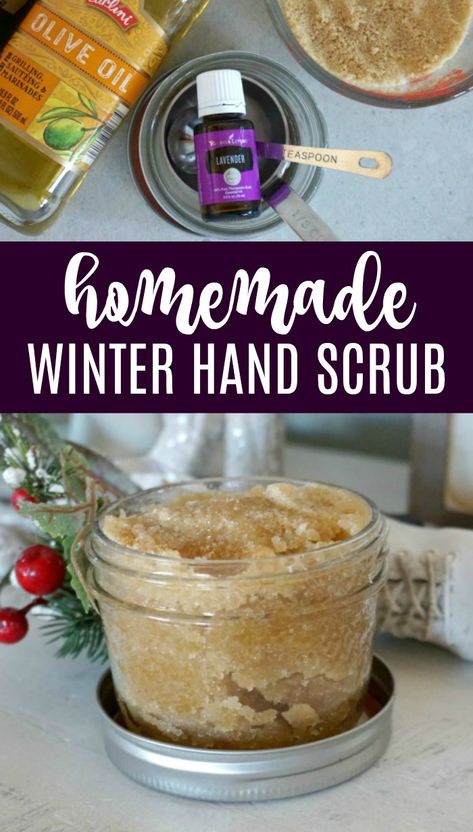 Hand Scrub Recipe, Scrub Recipe Diy, Mason Jar Gift, Floral Essential Oils, Homemade Scrub, Sugar Scrub Recipe, Essential Oils Gifts, Sugar Scrub Diy, Hand Scrub